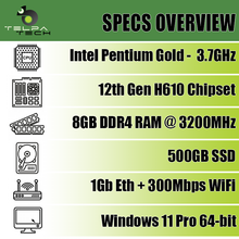Load image into Gallery viewer, Pentium Dual-Core Home & Office Micro Desktop PC