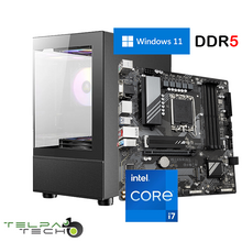 Load image into Gallery viewer, 14th Gen Intel Core i7 DDR5 4060 RTX GPU Deca-Core High Performance Desktop PC
