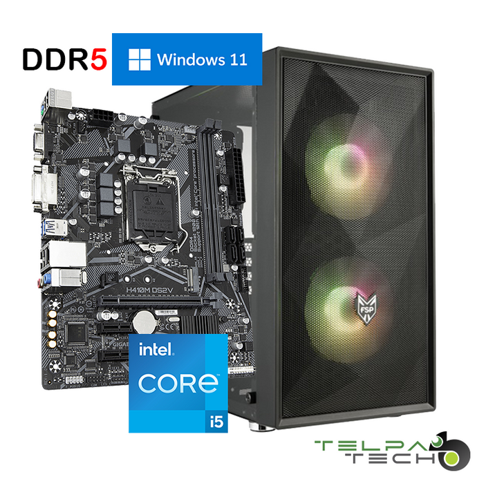 14th Gen Intel Core i5 DDR5 Deca-Core High Performance Desktop PC