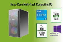 Load image into Gallery viewer, 12th Generation Intel Core i5 HexaCore Performance Workstation Desktop PC
