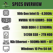 Load image into Gallery viewer, 10th Gen Intel Core i5 High-End Refurbished Desktop PC
